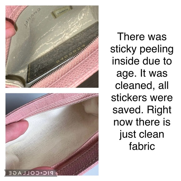 Rare Chanel Pink Caviar Cosmetic Pouch - Picture 7 of 7